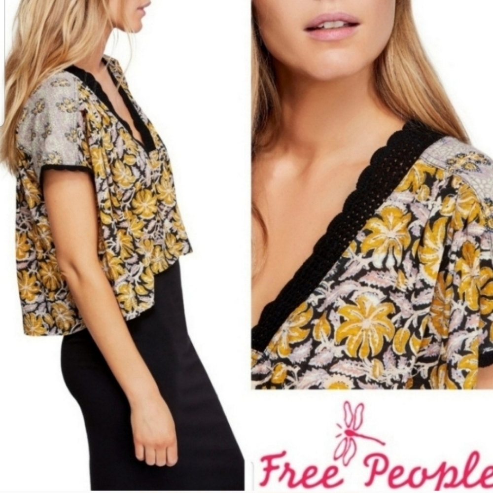 Free People Print Top